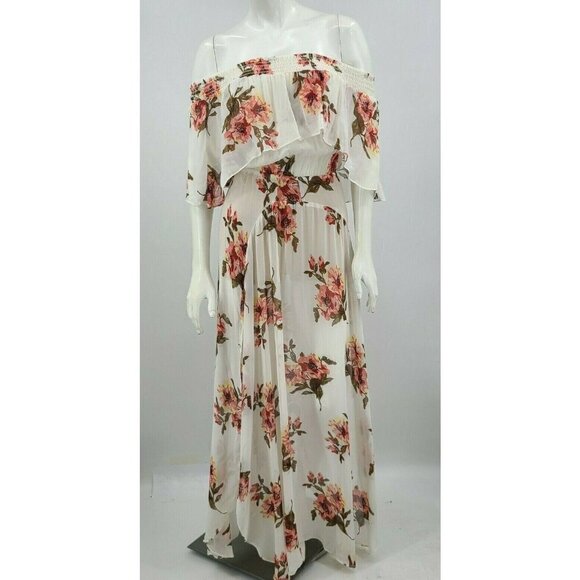 New Flynn Skye Miranda Maxi Dress Floral Chiffon - Picture 2 of 12